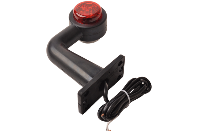 Cantonal Begrenzungsleuchte  LED rechts-gewinkelt rot/weiß - links