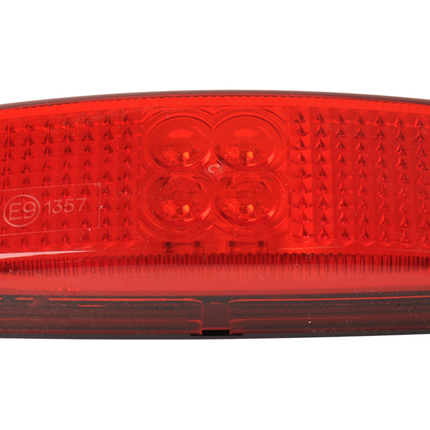 Cantonal Begrenzungsleuchte rot LED 110x40 mm