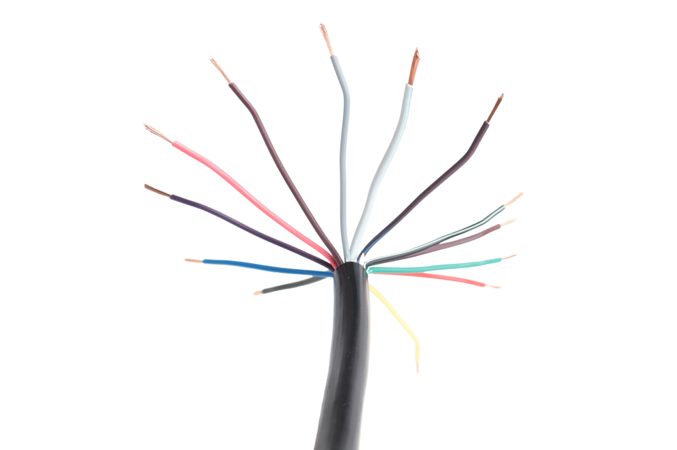 Cantonal Beleuchtungskabel 13-adrig (11x0,75 mm² & 2x1,5 mm²) schwarz