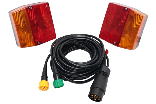 Cantonal Beleuchtungsset - Aspöck Minipoint - 4 Meter Hauptkabel - 7-polig - Plug & Play