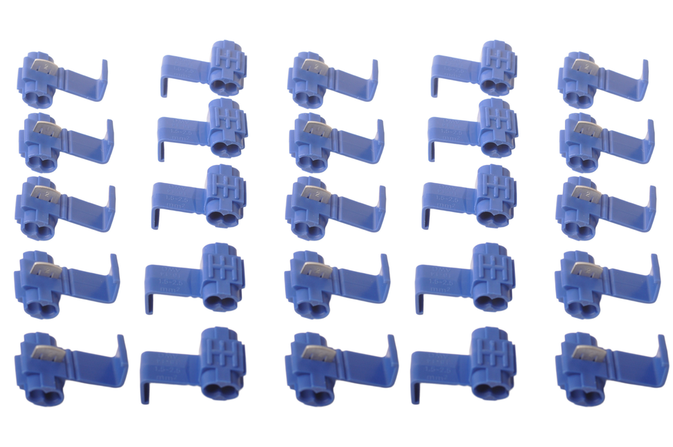 Cantonal Blaue Abzweigklemme - Kabelverbinder - 1-2,5 mm² - 25 Stück