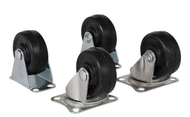 Cantonal Bock- und Lenkrollensatz 40 mm - Gesamthöhe 50 mm