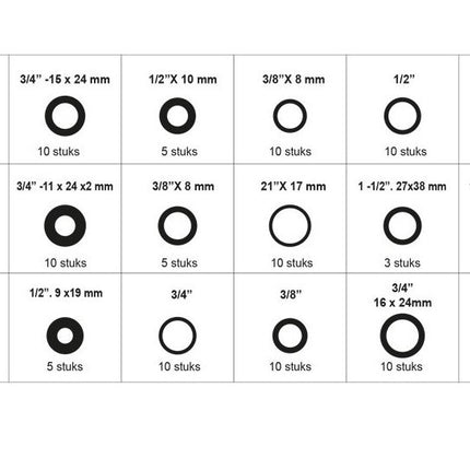 Cantonal Dichtungsringe (141-teilig)
