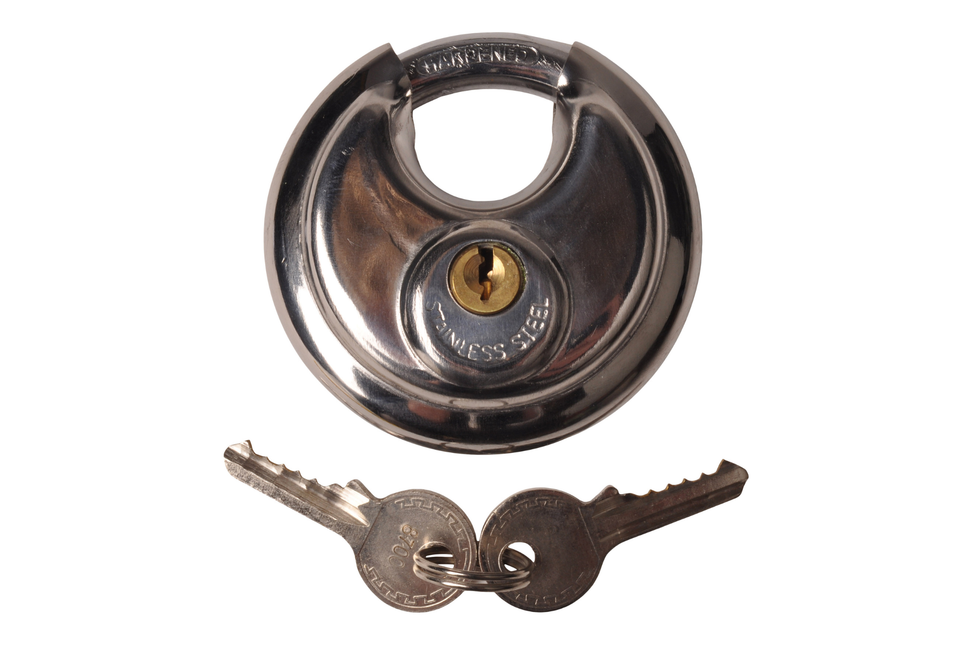 Cantonal Diskusschloss (70 mm) mit identischen Schlüsseln in Serie (2570C)