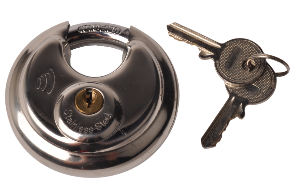 Cantonal Diskusschloss aus Edelstahl (Premium)