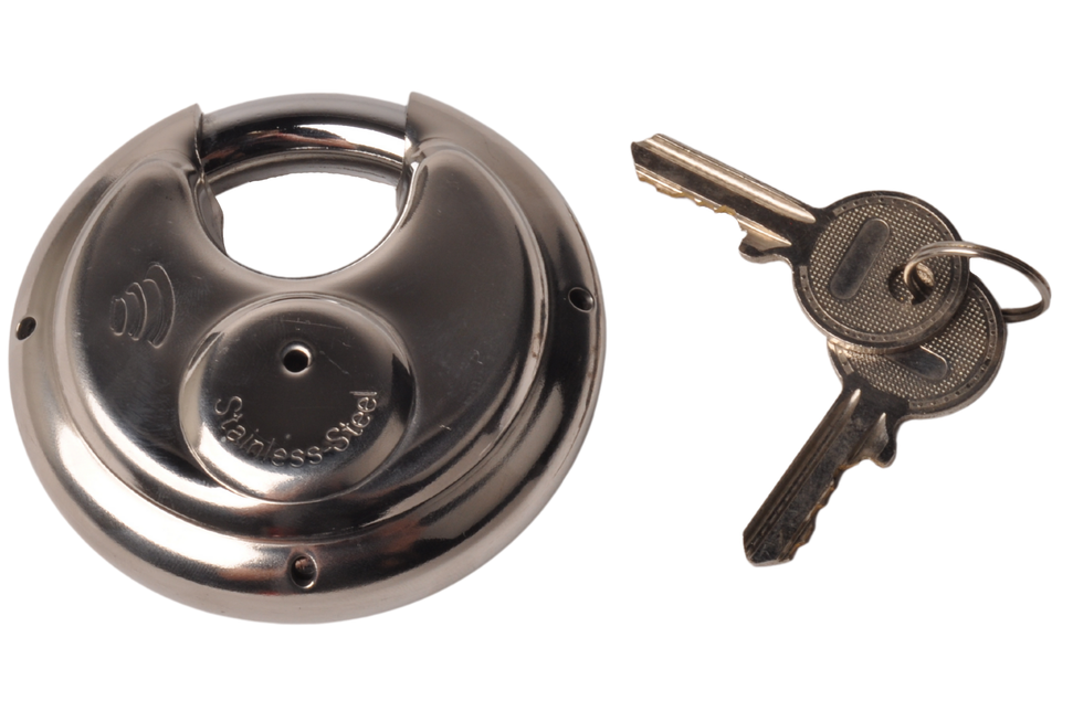 Cantonal Diskusschloss aus Edelstahl (Premium)