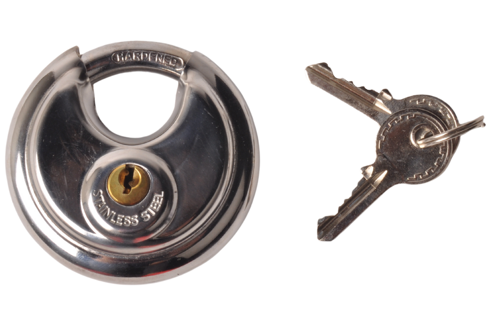 Cantonal Diskusschloss aus gehärtetem Stahl (basic)