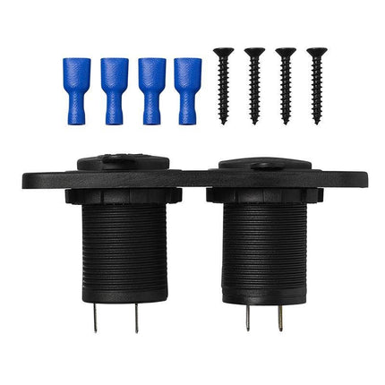 Cantonal Einbausatz - DIN-Steckdose + 2x USB-Anschluss 2x2100mA