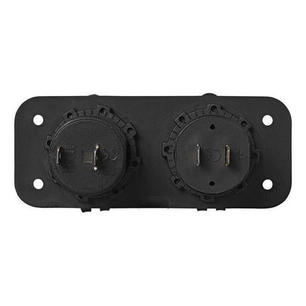 Cantonal Einbausatz - DIN-Steckdose + 2x USB-Anschluss 2x2100mA
