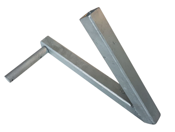 Cantonal Einseitiger Stütz-/Zentrierfuß für Bugrolle - links