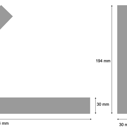 Cantonal Einseitiger Stütz-/Zentrierfuß für Bugrolle - links