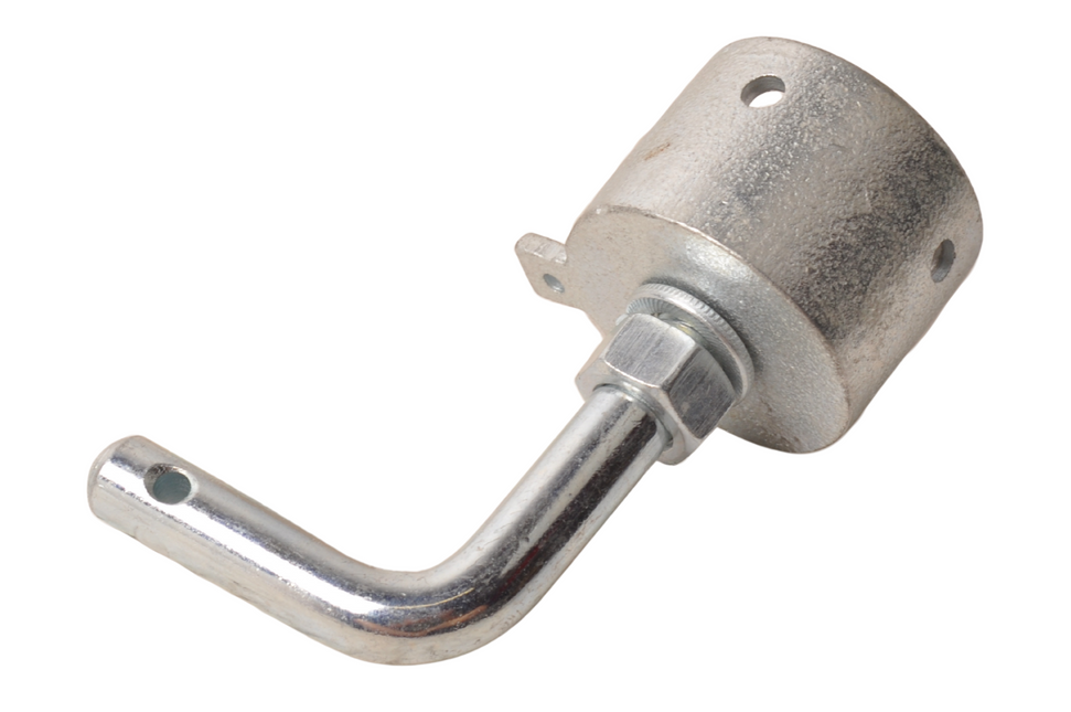 Cantonal Endstück für Bruststange Pferdeanhänger 53x43 mm - 90 Grad