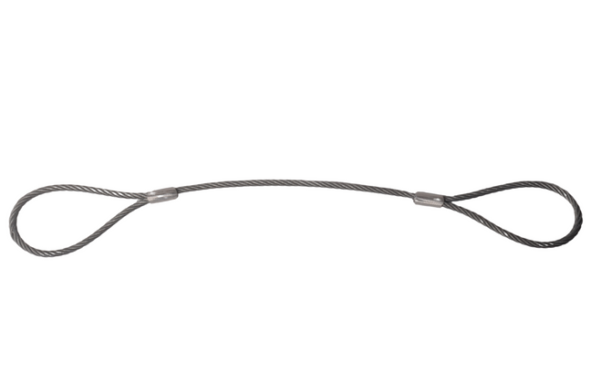 Cantonal Fangseil für ungebremste Anhänger aus Stahl - 53 cm