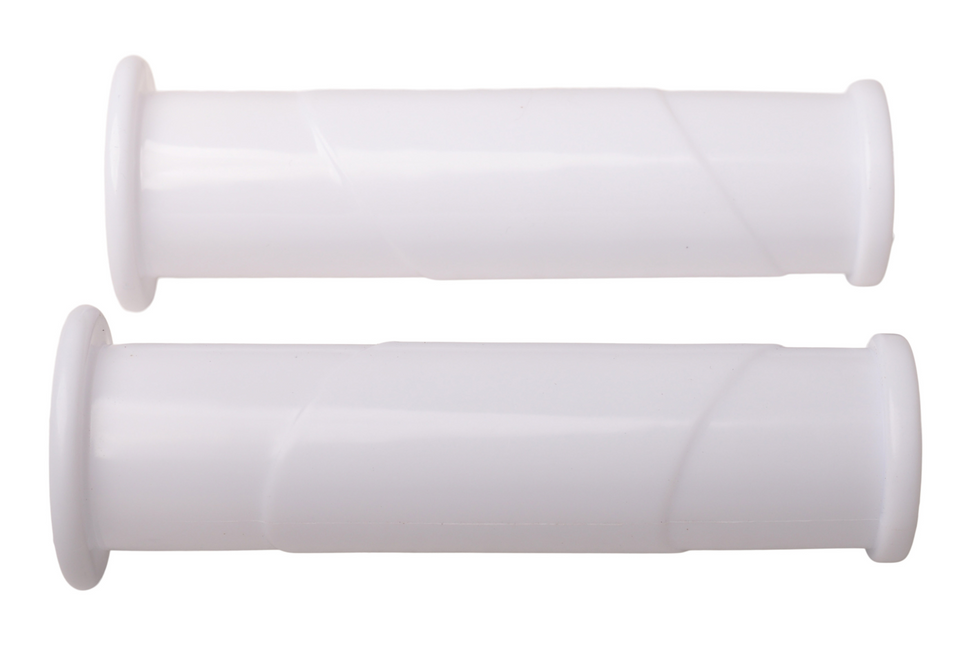 Cantonal Fort weiße Schubkarrengriffe - Hartgummi - Innendurchmesser ca. 30 mm - Satz mit 2 Stück