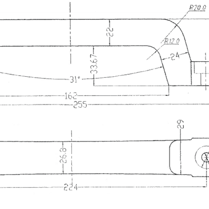 Cantonal Griff PVC - schwarz - 224 mm Mittenabstand