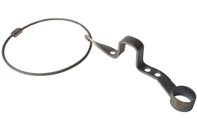 Cantonal Halter für Abreisseil komplett für ungebremste Anhänger