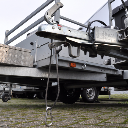 Cantonal Halter für Abreisseil komplett für ungebremste Anhänger