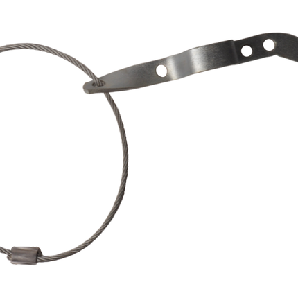 Cantonal Halter für Abreisseil komplett für ungebremste Anhänger