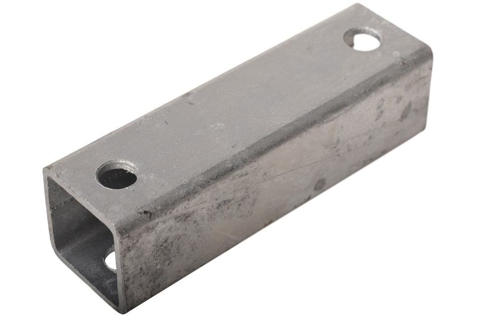 Cantonal Hülsenprofil 40x40x3 mm - M10 105 mm Durchmesser - 130 mm lang