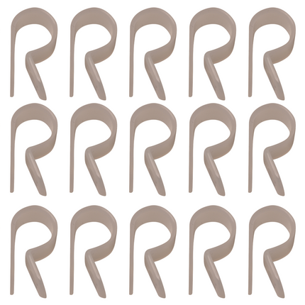 Cantonal Kabelhalter (9,5 mm Innendurchmesser) zur Befestigung des Beleuchtungskabels - 20 Stück