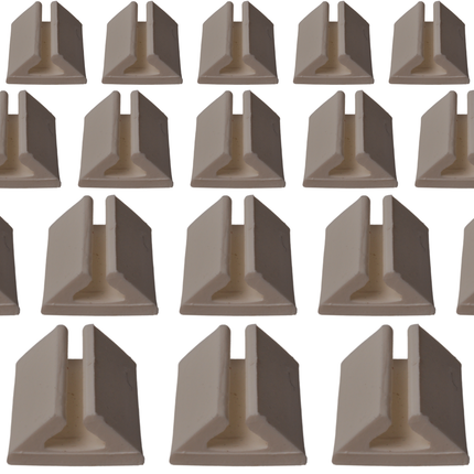 Cantonal Kabelklemme selbstklebend für 2-adriges Kabel - 20 Stück