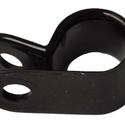 Cantonal Kabelklemmen 11,1 mm schwarz zur Befestigung von Beleuchtungskabeln - 20 Stück