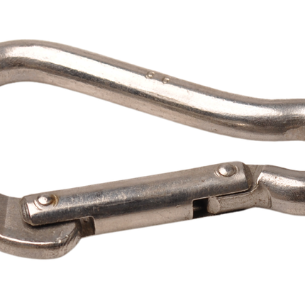 Cantonal Karabiner in Birnenform aus Edelstahl 90x10 mm - 13 mm Ösendurchmesser