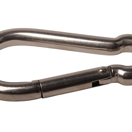 Cantonal Karabinerhaken aus Edelstahl 100x10 mm - 14 mm Ösendurchmesser