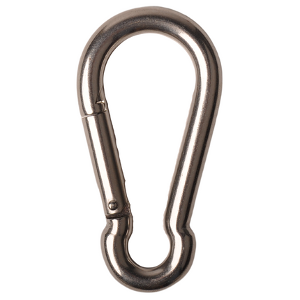 Cantonal Karabinerhaken aus Edelstahl 100x10 mm - 14 mm Ösendurchmesser