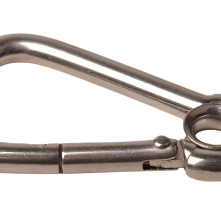 Cantonal Karabinerhaken aus Edelstahl 60x6 mm - Ösendurchmesser 7 mm