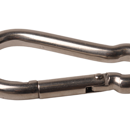 Cantonal Karabinerhaken aus Edelstahl 80x8 mm - Ösendurchmesser 12 mm