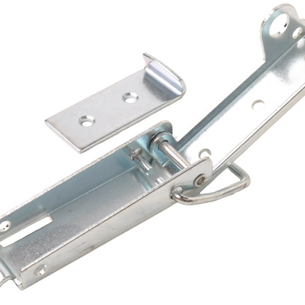 Cantonal Kastenverschluss mit Haken - 130x30 mm - inklusive Schlosshaken - Hakenlänge 64 mm