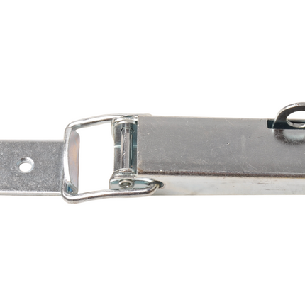 Cantonal Kastenverschluss mit Haken - 130x30 mm - inklusive Schlosshaken - Hakenlänge 64 mm