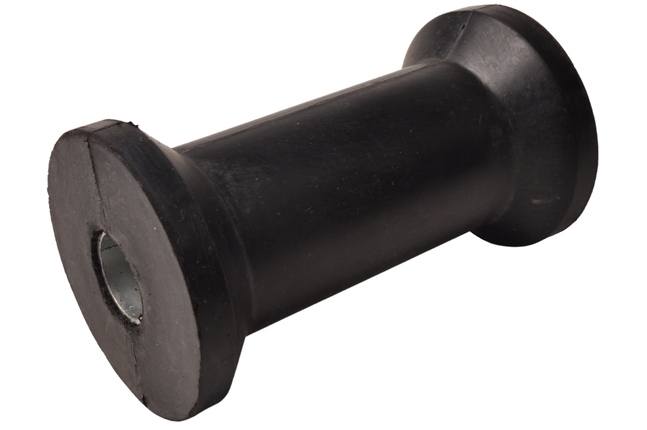 Cantonal Kielrolle schwarz - 136x75 mm - 22 mm Nabendurchmesser