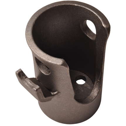 Cantonal Kipperbuchse mit Lippe - rechts ist mit Lippe rechts offen nach unten gerichtet