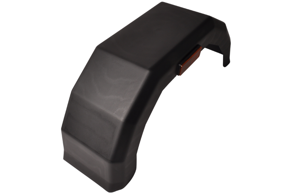 Cantonal Kotflügel Kunststoff 10 Zoll 610x150x250 mm - mit Seitenreflektor