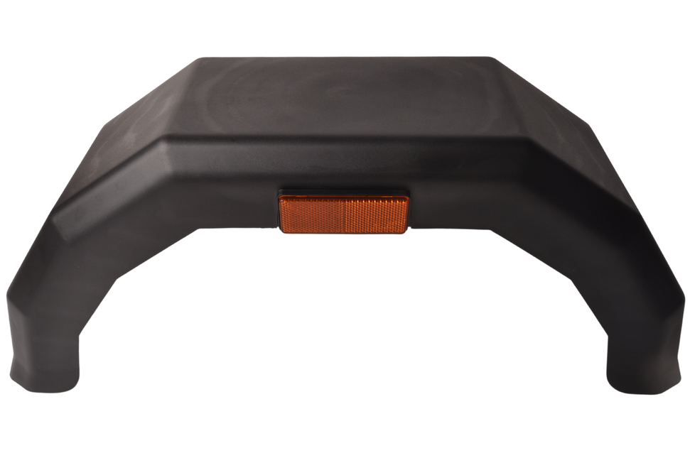 Cantonal Kotflügel Kunststoff 10 Zoll 610x150x250 mm - mit Seitenreflektor