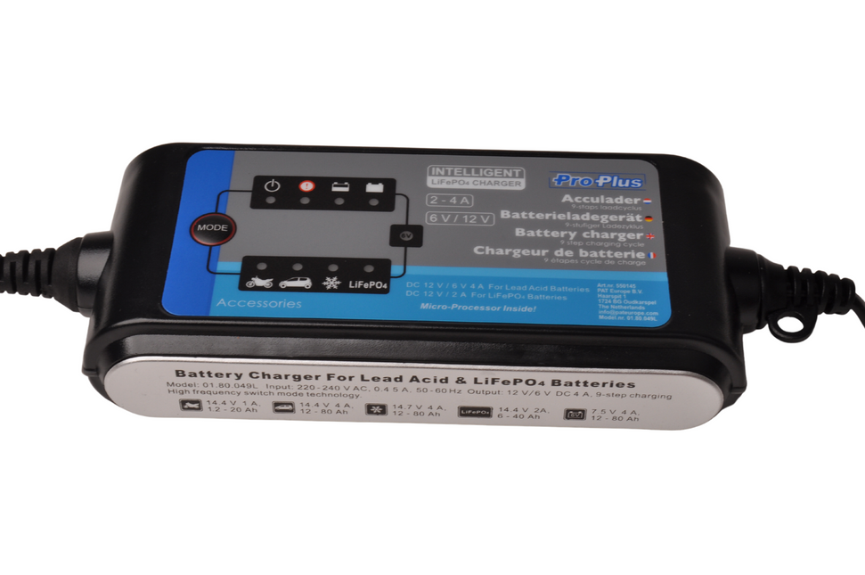 Cantonal Ladegerät 6V/12V 2-4AMP 9-stufiger Ladezyklus