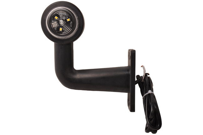 Cantonal LED Begrenzungsleuchte  rechte Winkel rot/weiß - rechts