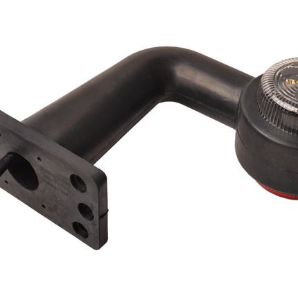 Cantonal LED Begrenzungsleuchte  rechte Winkel rot/weiß - rechts