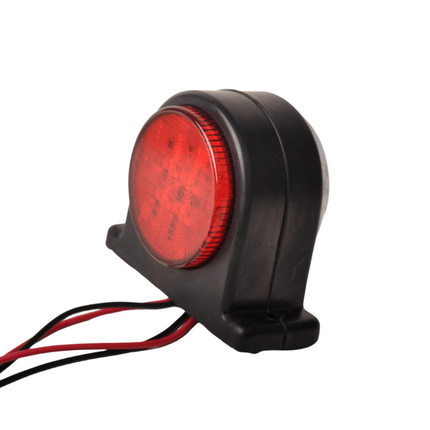 Cantonal LED Begrenzungsleuchte rot/weiß 68x62 mm