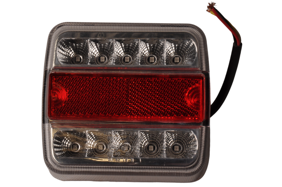 Cantonal LED Rückleuchte kleine Größe links 100x100x35 mm