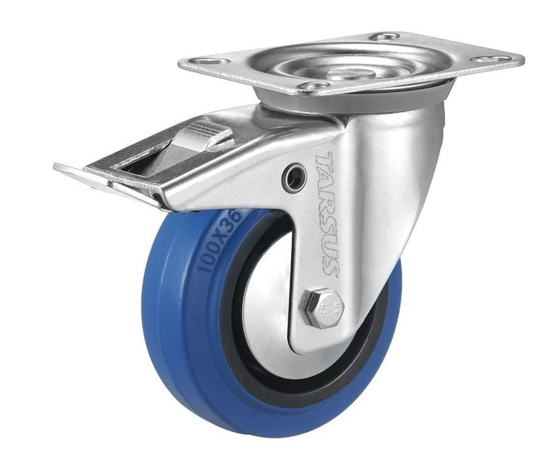 Cantonal Lenkrolle mit Bremse - 125 kg - Gesamthöhe: 125 mm