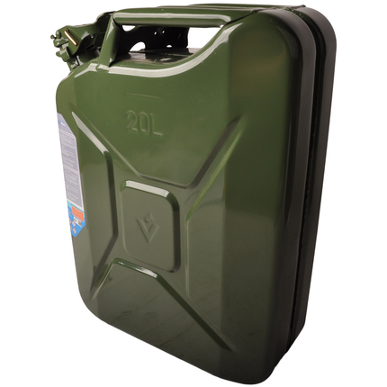 Cantonal Metallkanister - 20 Liter - ideal für die Lagerung von Kraftstoff auf z.B. Booten