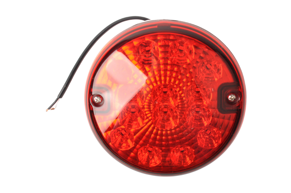 Cantonal Nebelschlussleuchte rund - 140x77 mm - LED - mit losem Drahtanschluss