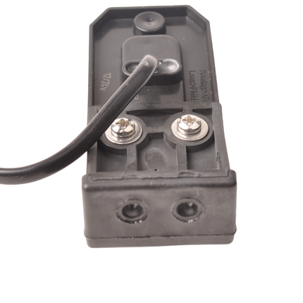 Cantonal Orange/gelbe Begrenzungsleuchte auf Montagesockel - 10 cm 2-adrige lose Litze - Glühlampe