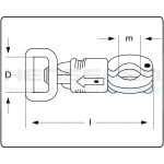 Cantonal Panikhaken Pferdeanhänger Typ 3 verzinkt