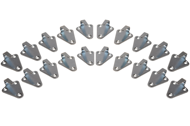 Cantonal Planenhaken für Gummiband oder Seil 39x53 mm - 20 Stück