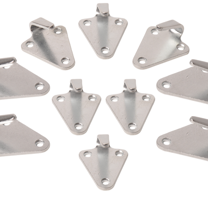 Cantonal Planenhaken für Gummiband oder Seil - 40x45 mm - 10 Stück