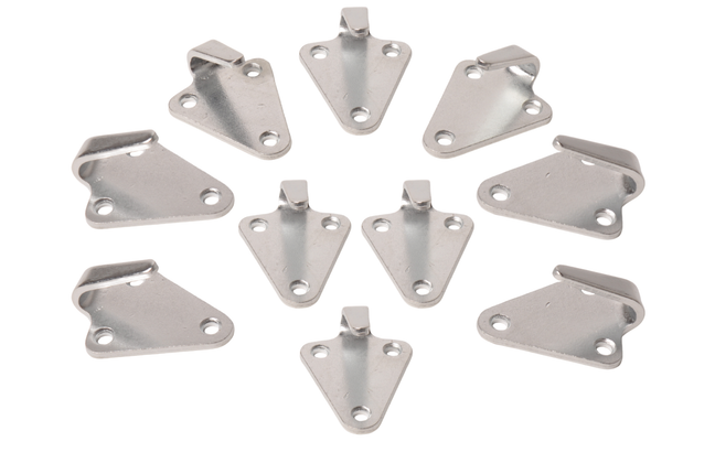 Cantonal Planenhaken für Gummiband oder Seil - 40x45 mm - 10 Stück